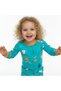 Girls' Character Printed Snap-On 100% Cotton Colorful Pajama Set - 2