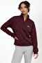 Cherry Half Zip Long Sleeve Sweatshirt - 3