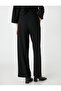Lurex Palazzo Trousers with Pockets - 4