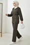 Double Suit with Flap Pocket 1652 - Khaki - 5