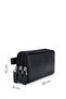 Men's Genuine Leather Black Handbag - 2