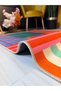 Yilmaz Collection Multicolor Modern Lines Creative Woven Base Decorative Carpet Yılmaz36 - 3