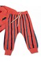 Baby Boy Seasonal Printed Sweatshirt, Striped Bottom 6-9-12-18-24 Months 2-Piece Bottom Top Set - 6