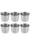 Stainless Steel 6-Piece Cream Caramel and Soufflé Bowl Dessert Set 6.5X5 cm - 2