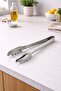 Stainless Steel Pasta and Spaghetti Serving Tongs Pearl Model 22 cm 304 Quality - 2