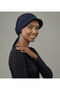 Pleated Hat Navy Blue Ready-To-Wear Turban Hijab Pool Cap Suitable for Medical Use - 6