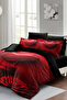 Valentine's Day Cotton Satin Double Duvet Cover Set with Elastic Sheets the Great Rose - 2
