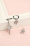 Women's Steel Color Non-Throwing Guaranteed Billed Earrings JFRCH2040 - 3