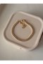 Baget Zircon Stone Waterway Gold Bracelet |   Baguette Stone Stylish Women's Bracelet - 3