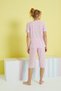 multicolored Knit Capri Set - 3