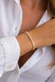Baget Zircon Stone Waterway Gold Bracelet |   Baguette Stone Stylish Women's Bracelet