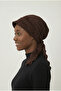 Pleated Hat Coffee Ready-Made Turban Hijab Pool Cap Suitable for Medical Use - 4