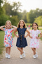 3-Piece Summer Printed Lycra Supreme Fabric Girls' Dress Set