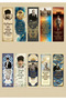 Ataturk Themed 10-Piece Bookmark Set - Signed and Photographed - Laminated Premium Edition (5X14 cm) - 3