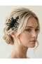 Stylish and Elegant Wedding and Engagement Bridal Crown and Hair Accessory with Completely Handmade Crystal Stones