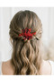 Stylish and Elegant Wedding and Engagement Bridal Crown and Hair Accessory with Completely Handmade Crystal Stones - 4