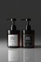 Set of 2 Amber Glass Soap Dispensers 220 ml - Hand Soap & Dish Wash Set |   Sb220