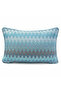 Zigzag Pattern Avant-Garde Throw Pillow Cover 35*50 Shiny Woven Fabric Luxury Series