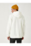 Graffiti Printed Sweatshirt Raised Hooded - 4
