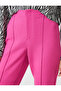 Flared Leg Trousers with Slits - 5