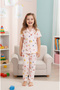 Patterned Cotton Button Knitted Pajamas Set - 4