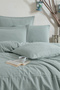%100 Cotton Double Fringed Duvet Cover Set Avola
