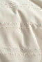 %100 Cotton Double Fringed Duvet Cover Set Avola - 3
