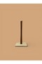 Natural Travertine Marble Towel Rail with Wooden Handle 14X14 cm