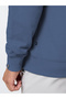 The Calm Blue Cotton Sweatshirt with Relaxed Fit - 7