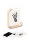 Baby Hand and Footprint Set |   Contactless Ink Printing Kit, Newborn Baby Gift Wooden Memory Frame