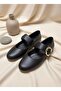 Women's Daily Comfortable Ballet Flats Thick Belted Women's Ballet Flats - 4