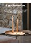 White Rechargeable Touch Control LED Table Lamp, 3-Level Dimmable Cordless USB Desk Light for Bedroom Study - 3