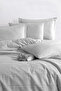 100% Cotton Single Fringed Duvet Cover Set Avola