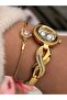Full Steel (Case, Strap) Luxury Strap Yellow Color Vip 5 Atm Wristwatch - 5