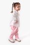Water Stone Collar Detailed Baby Girl Top and Bottom Set 9092 Spr - 3