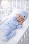 7 Pieces 100% Cotton Terry Fabric Blue Color Newborn Baby Boy Hospital Discharge Set (with Blanket) - 2
