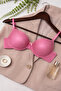 Unpadded Ribbed Knit Underwire Striped Bra – Adjustable Straps, Natural Form, Everyday Comfort