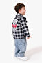 Back Printed Pocket Detailed 3-Piece Boys' Set 9090 - 3