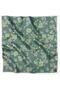 Emerald Floral Pattern 100% Twill Silk Scarf 4210 - 56 - 4