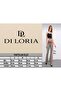Women's Beige High Waist Flared Trousers - 8