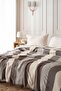 Mylasahome Double 4-Layer Muslin Thick Striped Bedspread-Tv Blanket 220X240 - 6