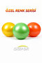 65cm Pilates Ball Exercise Ball Mixed Color Pilates Yoga Ball - 2