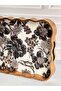 Velora Black Rectangular Tray - 2