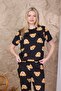 Lunawear Brown Bear Short-Sleeved Pajama Set - 3