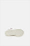Girls White Printed High-Top Sneaker - 5