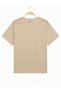 Crew Neck Oversized Combed Cotton T-Shirt - 2