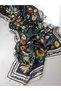 Luxury Shawl Silk Hijab 4 Seasons Double Sided Floral Pattern 70 X 180 cm - 4