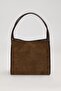 Green Rectangular Shape Wide Shoulder Bag - 4