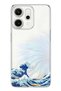 Printed Silicone Case with Kanagawa Oki Nami Ura Wave Design Compatible with Oppo Reno 14 5g