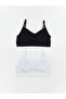 White Rope Strap Girls' Bustier Set of 2 - 2